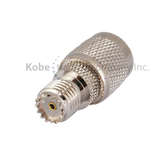 ADA-10410 Adapter- TNC Plug To Mini-UHF Jack - KobeUSA