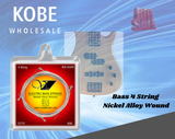 INS-20205 Electrical Bass Strings (4 Strings) Nickel Alloy Wound, Regular Light - KobeUSA
