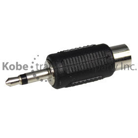 ADA-10130M Audio Adapter 3.5 mm Mono Male to RCA Female - KobeUSA