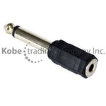 ADA-10140 Audio Adapter 1/4" (6.35mm) Mono Male to 3.5mm Mono Female - KobeUSA