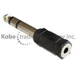 ADA-10150 Audio Adapter 1/4" (6.35mm) Stereo Male to 3.5mm Stereo Female - KobeUSA