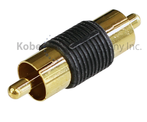 ADA-10180G Audio Adapter Male RCA Plug to Male RCA Plug - KobeUSA