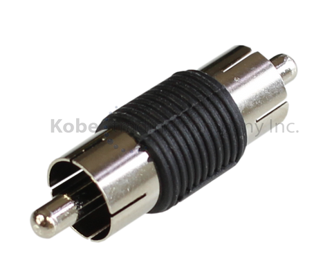 ADA-10180 Audio Adapter Male RCA Plug to Male RCA Plug - KobeUSA