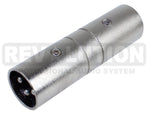 ADA-10245 Metal Adapter 3P XLR Male to 3P XLR Male - KobeUSA