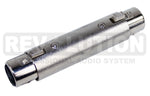 ADA-10250 Metal Adapter 3P XLR Female to 3P XLR Female - KobeUSA