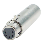ADA-20225 HD Adapter 3p. XLR Male 5p. XLR Female DMX Adapter - KobeUSA