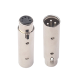 ADA-20225 HD Adapter 3p. XLR Male 5p. XLR Female DMX Adapter - KobeUSA