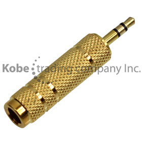 ADA-21100 3.5mm Stereo Plug to 1/4’’ Stereo Jacks - KobeUSA