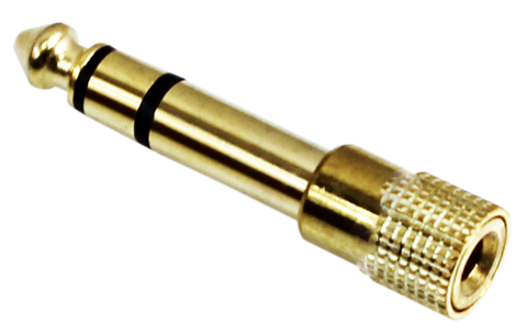 ADA-21105 Audio Adapter 1/4" (6.35mm) Stereo Male to 3.5mm Stereo Female