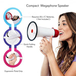 ALT-31150 20 watt PA Megaphone and adjustable volume control with built-in siren and 800 yard range - KobeUSA