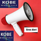 ALT-31150 20 watt PA Megaphone and adjustable volume control with built-in siren and 800 yard range - KobeUSA