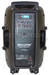 BAF-20316 RV-JOURNEY15 15" Battery Powered P.A. Speakers - KobeUSA