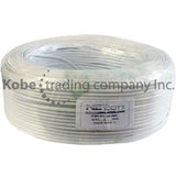 CAB-10300 White Telephone Flat Cable 4C - KobeUSA