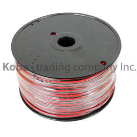 CAB-10559 Red & Black Speaker Cable 2x20 AWG 100m - KobeUSA