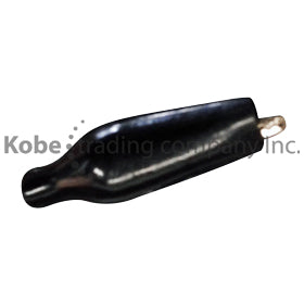 CAI-10115BK Alligator Clip With Vinyl Boot-Small-Black - KobeUSA