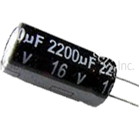 CAP-18280 Electrolytic Capacitor Radial 100UFX6.3V - KobeUSA