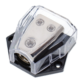 CAR-10175 Power Distributor One 0 GA Input Two 4GA Outputs - KobeUSA