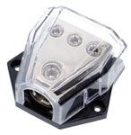 CAR-10180 Power Distributor One 0GA Input Three 4GA Outputs - KobeUSA