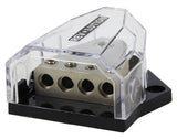 CAR-10850 Power distributor IN 1x4 AWG to OUT 4x 8 AWG - KobeUSA