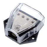 CAR-10850 Power distributor IN 1x4 AWG to OUT 4x 8 AWG - KobeUSA