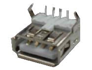CMP-10130-(100 UNITS) USB Female Type A Female for Chassis Horizontal - KobeUSA