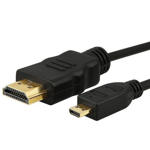 CMP-10510 6FT HDMI A To Micro-HDMI D 1.4v Cable - KobeUSA