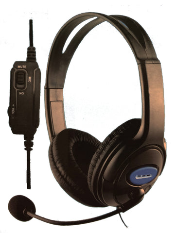 CMP-15100 Headphone with Microphone and Volume Control - KobeUSA
