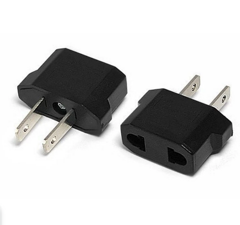 COV-21100 Universal EU UK to US AC Power Plug Travel Adaptor Convertor