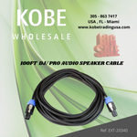 EXT-20340 Speaker Cable with Revolution Connectors, 4P-Speakon Male to  4P-Speakon Male - KobeUSA