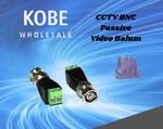 SEC-11450 Coax Cat5/Cat6 To Camera CCTV BNC Video Balun Coaxial Connector Screw - KobeUSA
