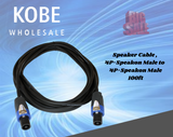 EXT-20350 20345 20360 20365 Speaker Cable with Revolution Connectors, 4P-Speakon Male to  4P-Speakon Male - KobeUSA
