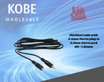 EXT-10440 3.5MM Stero Plug to Jack 6ft (1.82m) - KobeUSA