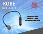 EXT-10235 Antena Adaptor Cable Euro Plug - Usa Jack - KobeUSA