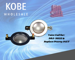 DRA-30117 RV-DR41VC Titanium Voice Coil 1.34'' DR41 Replacement - KobeUSA