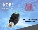 SEC-11460 RCA CCTV DC Passive Power Balun - KobeUSA