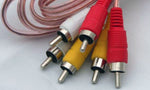 Audio and Video Cable 3x3 RCA Male - KobeUSA