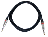 EXT-20249 20250 20255 Instrument Cable with Revolution Connectors 1/4'' (6.3mm) Mono Male to  1/4'' (6.3mm) Mono Male - KobeUSA