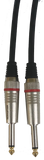 EXT-20249 20250 20255 Instrument Cable with Revolution Connectors 1/4'' (6.3mm) Mono Male to  1/4'' (6.3mm) Mono Male - KobeUSA