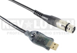EXT-20650 Microphone 3P XLR Female to USB Interface - KobeUSA