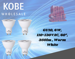 GU10, 6W, 110~130VAC, 60°, 350lm , Warm White - KobeUSA