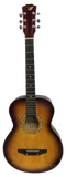 INS-10101 10102 LAREal Acoustic Guitar 38” Natural Color or Dark - KobeUSA