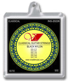 INS-20226 Classical Guitar Strings (6 Strings) Black Nylon, Normal - KobeUSA