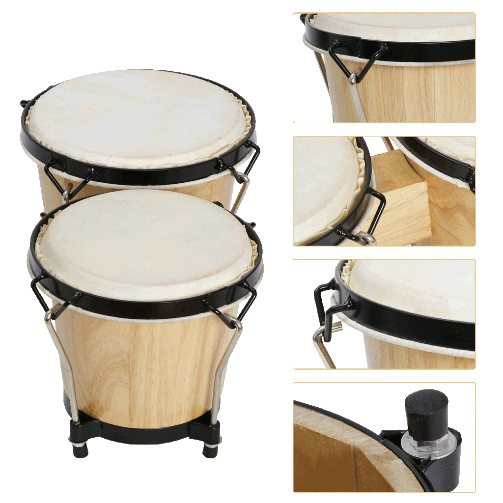 INS-30180 Bongo ড্রাম সেট 6\ x 7\INS-30180 Bongo ড্রাম সেট 6\ x 7\  