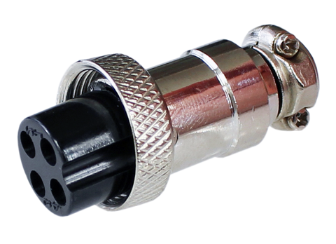 JAC-10115 4 Pin CB Ham Radio Microphone Female Plug 4 Pins - KobeUSA