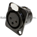 JAC-10135 XLR Jack Chassis - KobeUSA