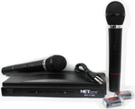 MIC-11100 VHF Dual Wireless Microphone system - KobeUSA