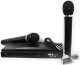 MIC-11100 VHF Dual Wireless Microphone system - KobeUSA