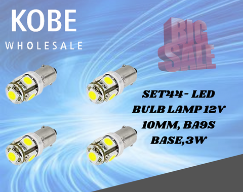 LAM-45100 LED BULB LAMP , BA9S BASE - KobeUSA