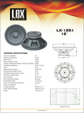 ALT-83295 LX-1201 12" WOOFER 500W - KobeUSA