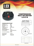 DRA-21235 LX-D16 2" Throat High Freq. Driver - KobeUSA